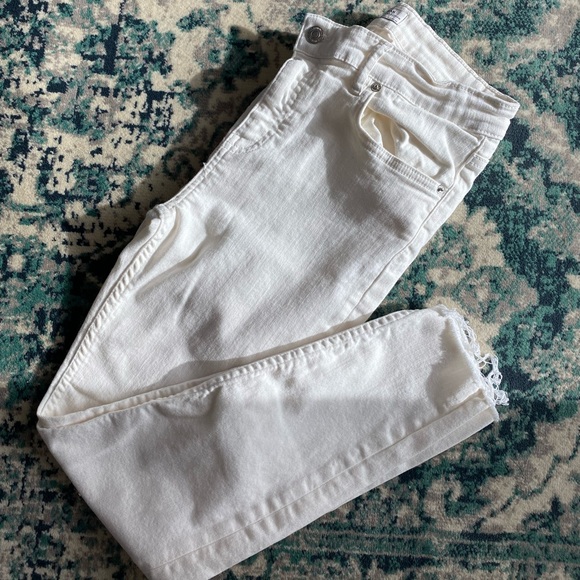 Zara Denim - Zara white skinny jeans